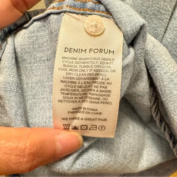 Aritzia Denim Forum Denim Shirt Jacket Shacket - Picture 5 of 5